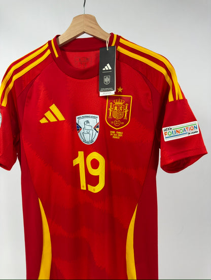 2024 ADIDAS SPAIN HOME JERSEY LAMINE YAMAL 19-(S) NEW WITH TAGS