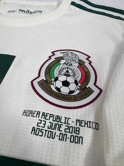 2018 ADIDAS MEXICO AWAY JERSEY VELA 11 PLAYER ISSUE (UTILERIA)