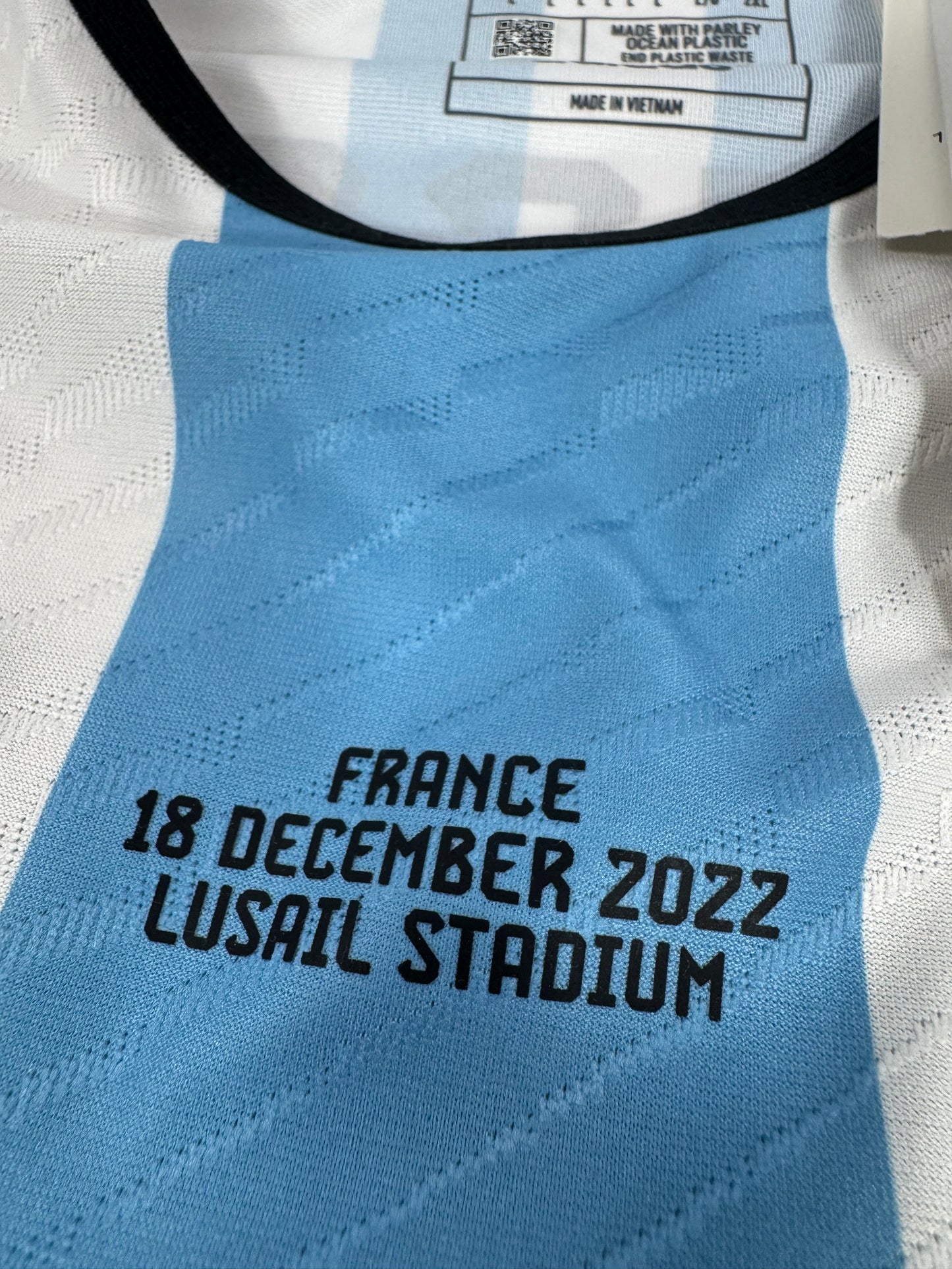 2022 ADIDAS ARGENTINA AUTHENTIC PLAYER VERSION HOME JERSEY MESSI 10 NEW WITH TAGS (L)