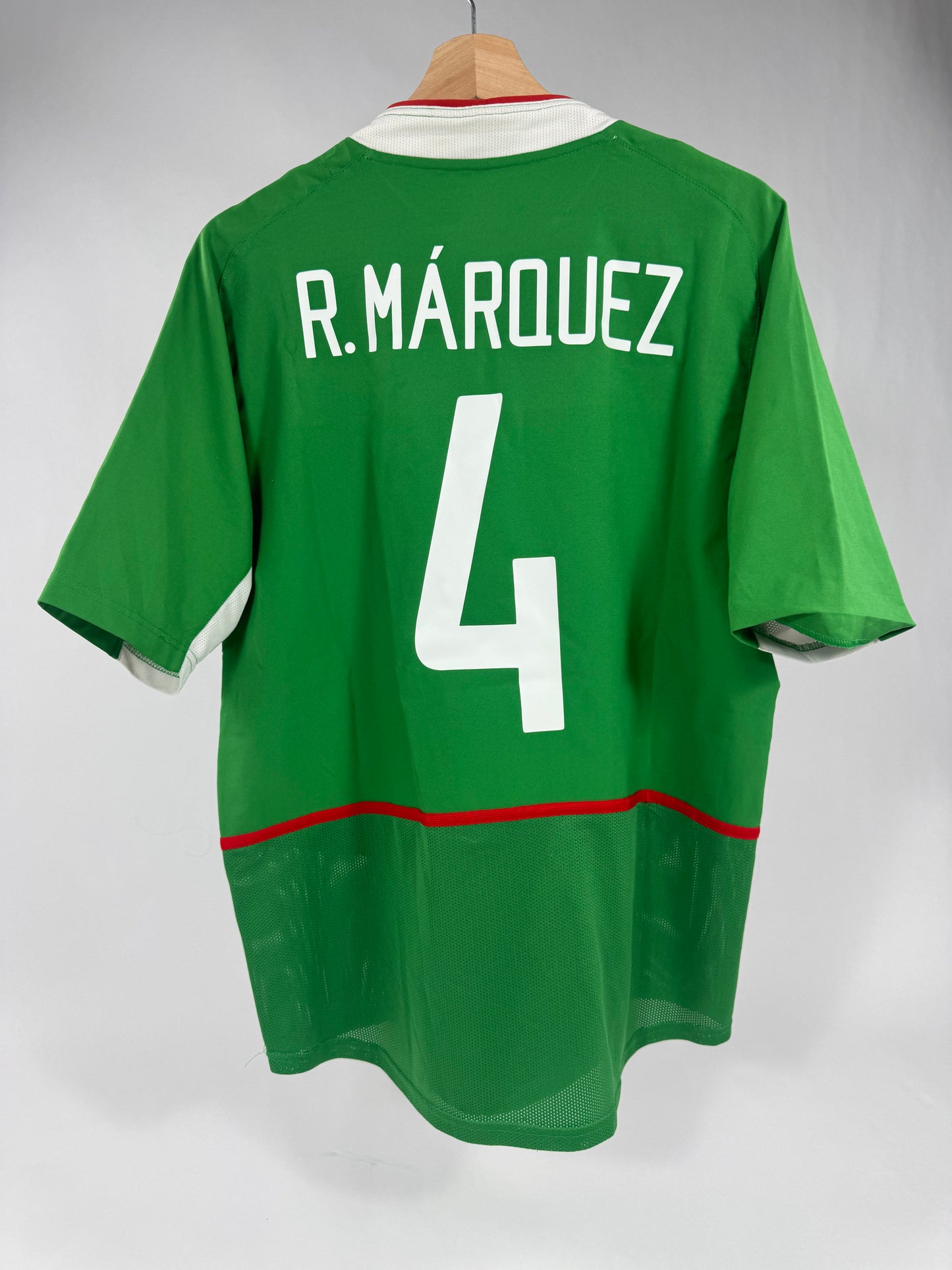 2003 NIKE MEXICO HOME JERSEY RAF MARQUEZ 4-(M)