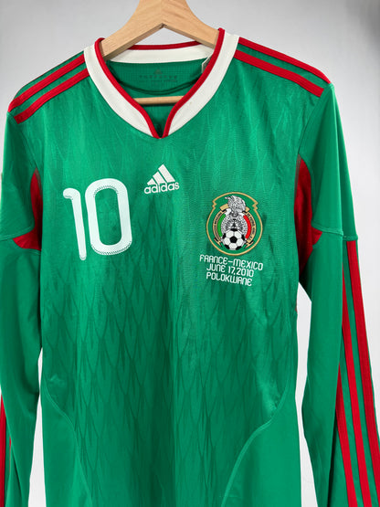 2010 ADIDAS MEXICO HOME JERSEY CUAUHTEMOC BLANCO 10-(M)
