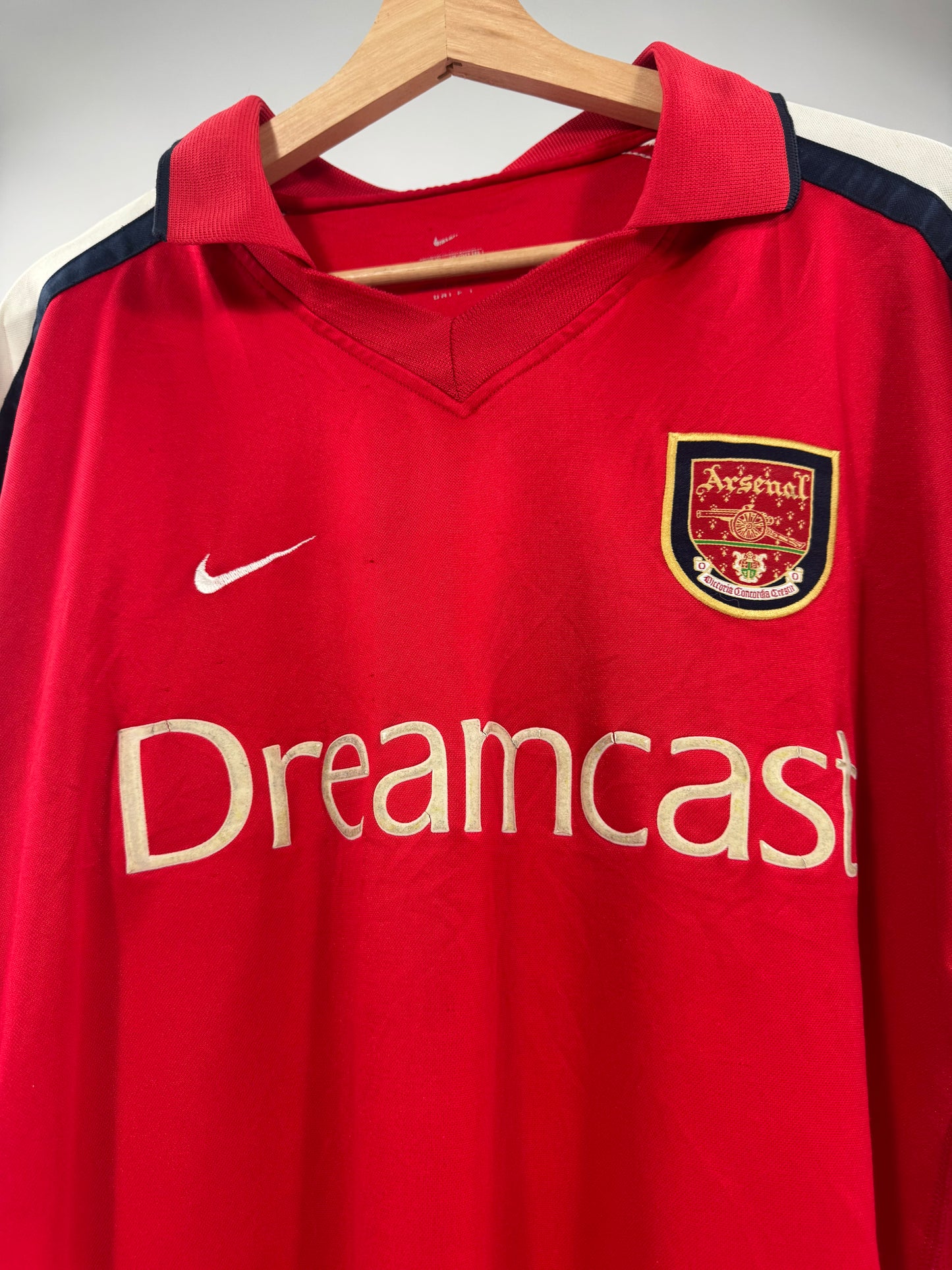 2000 NIKE ARSENAL HOME JERSEY LONG SLEEVE HENRY 14 (XL)