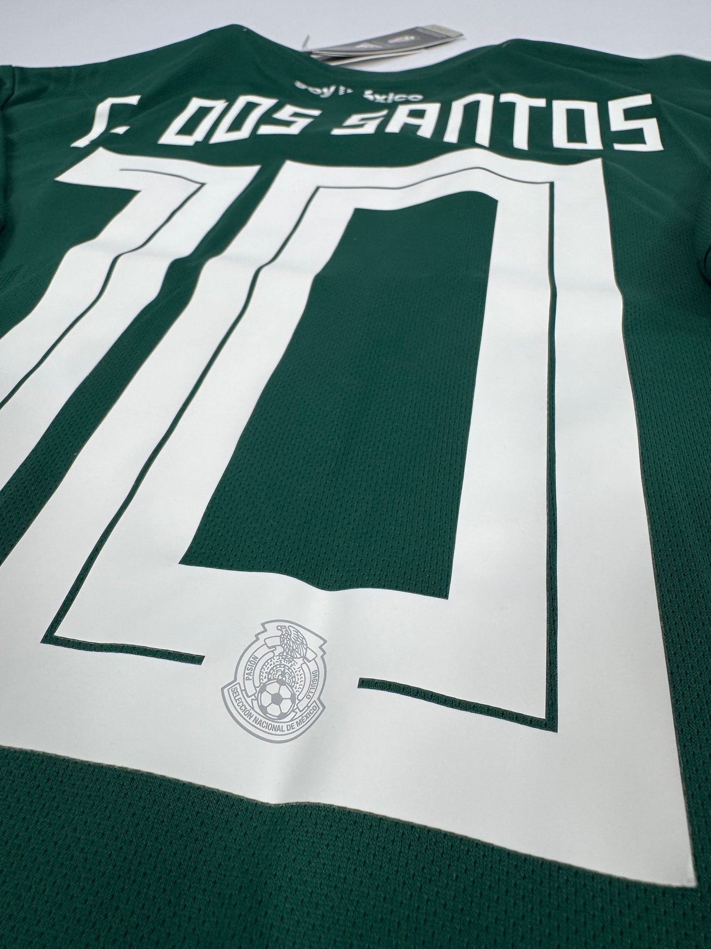 2018 ADIDAS MEXICO HOME JERSEY GIO DOS SANTOS 10 NEW WITH TAGS (M)
