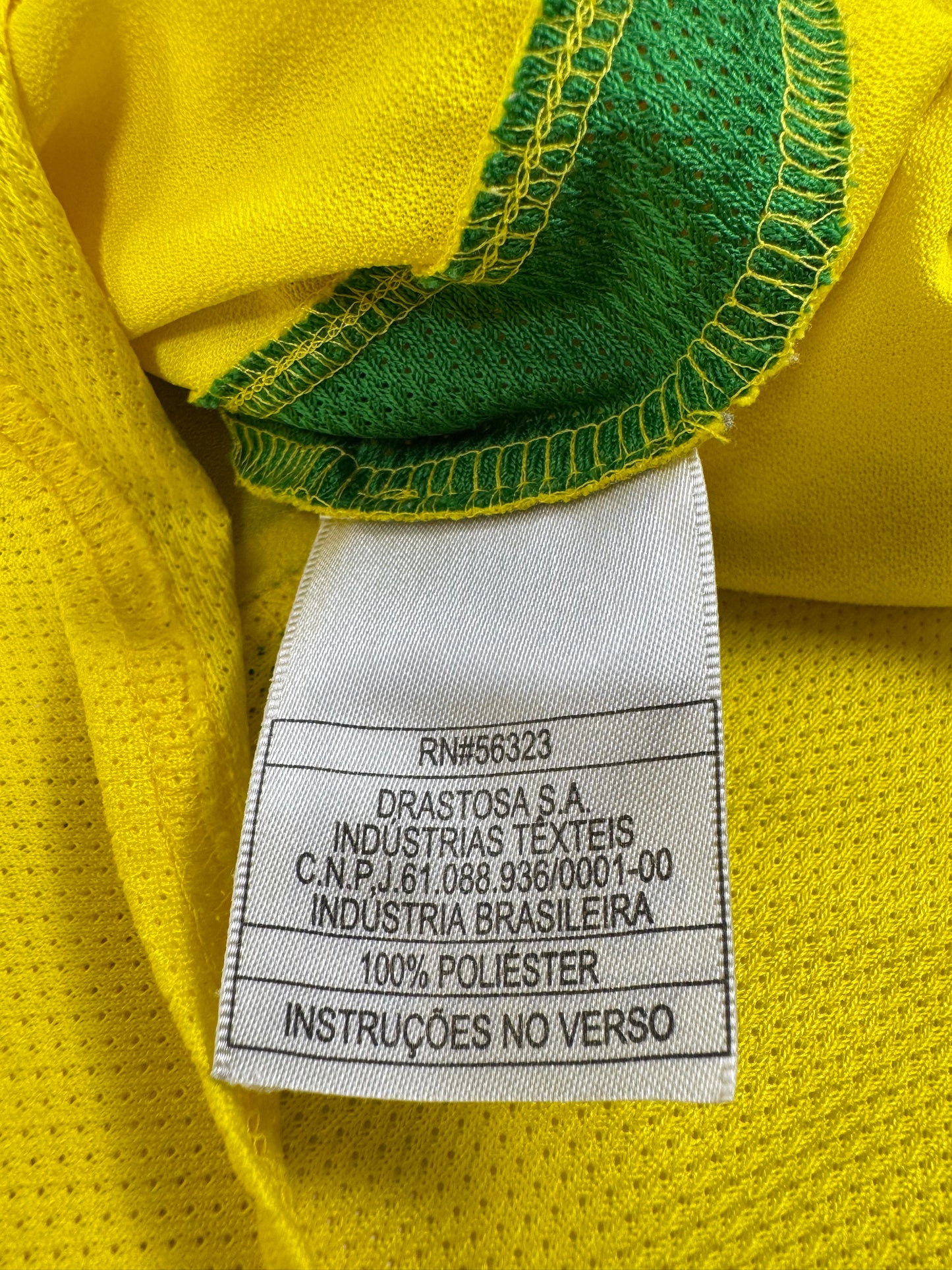 2011 NIKE BRAZIL HOME JERSEY RONALDINHO 11 LONG SLEEVE-(M)