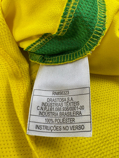 2011 NIKE BRAZIL HOME JERSEY RONALDINHO 11 LONG SLEEVE-(M)