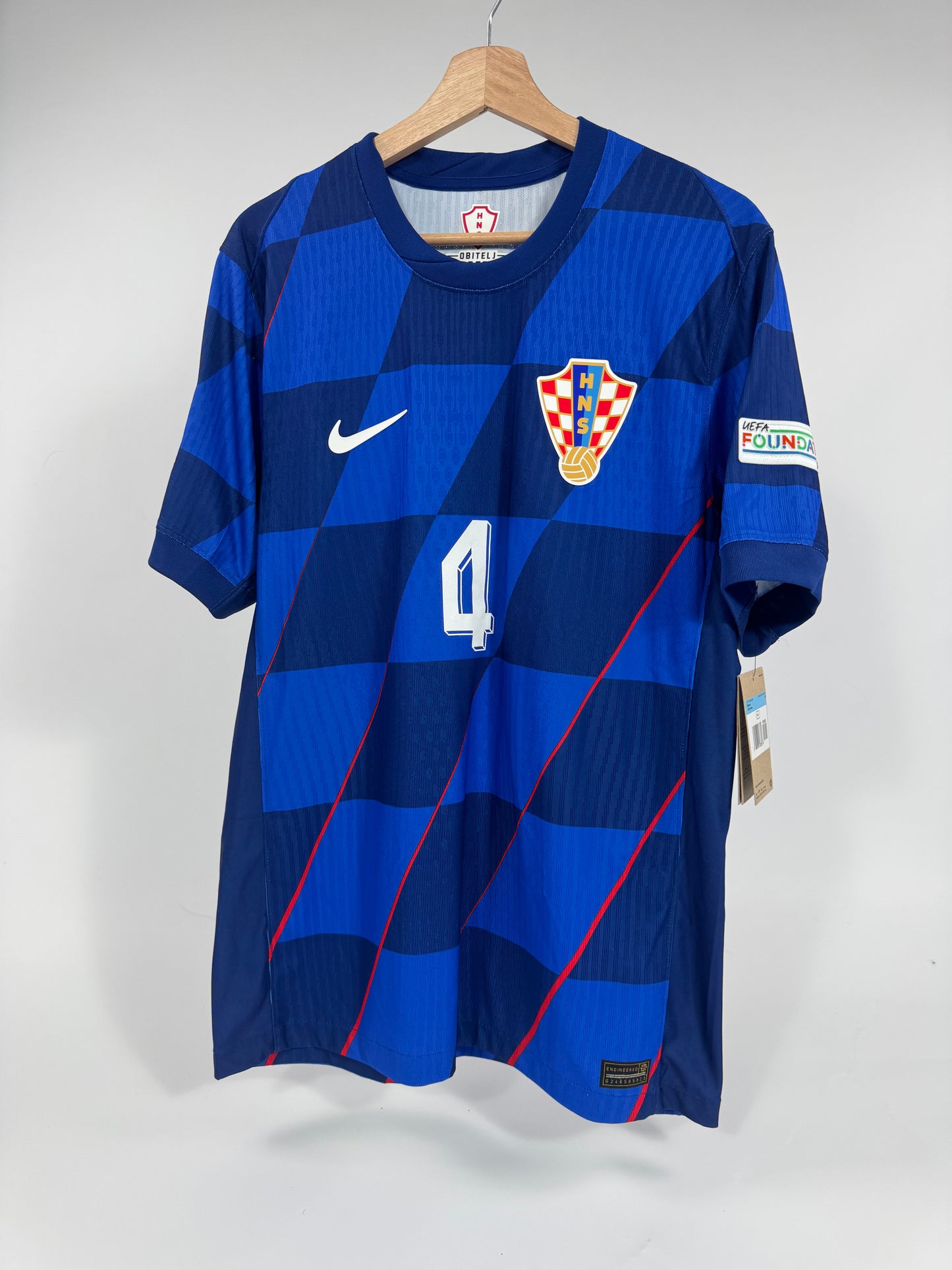 2024 CROATIA AWAY JERSEY NIKE PLAYER VERSION NEW WITH TAGS