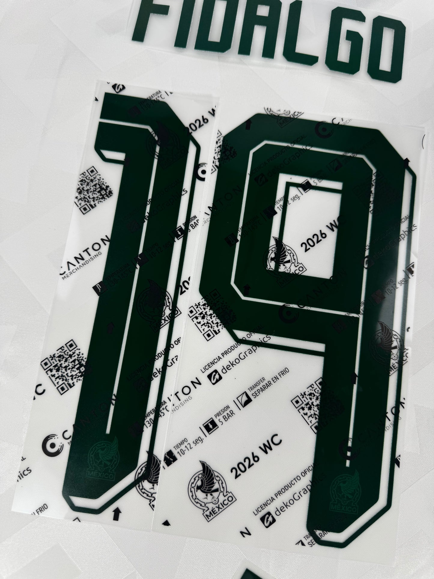 2026 OFFICIAL MEXICO WORLD CUP AWAY NAME SET-FIDALGO 19