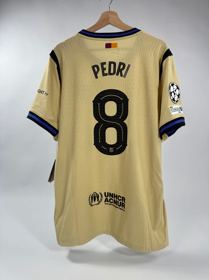 2025/26 NIKE FC BARCELONA KOBE AWAY JERSEY PEDRI 8 (XL) NEW WITH TAGS