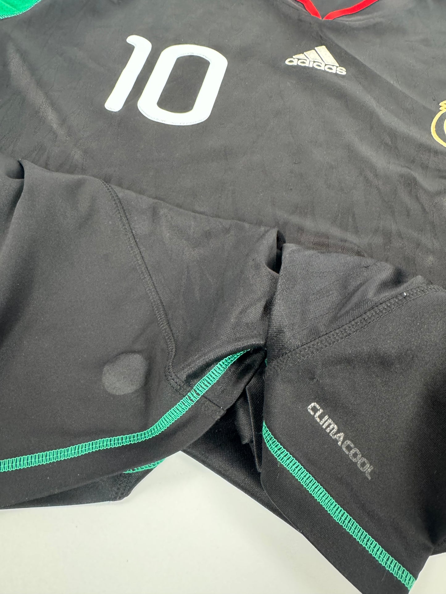 2010 ADIDAS MEXICO AWAY JERSEY CUAUHTEMOC BLANCO 10 (2XL)