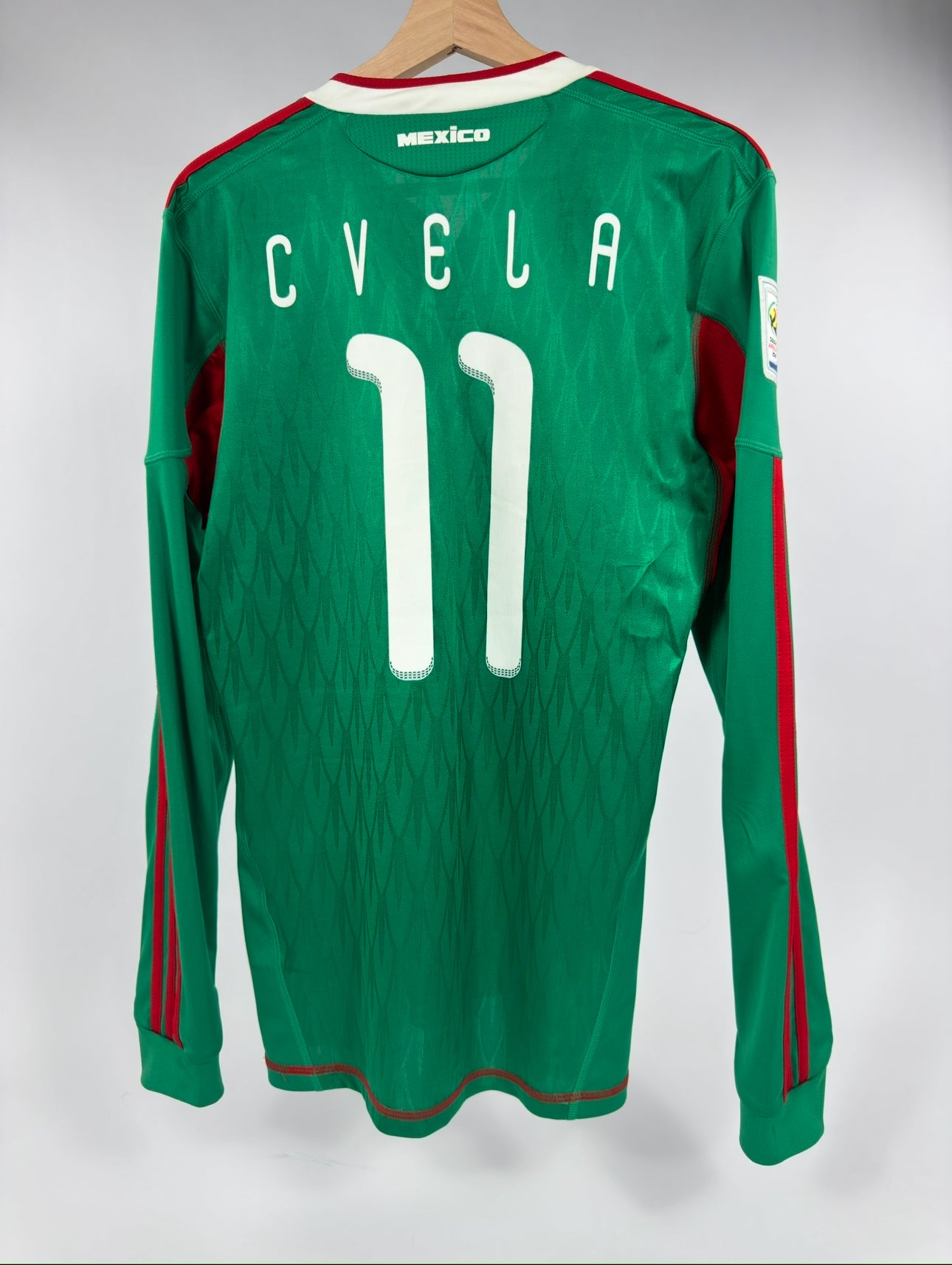 2010 ADIDAS MEXICO HOME JERSEY CARLOS VELA 11-(S)