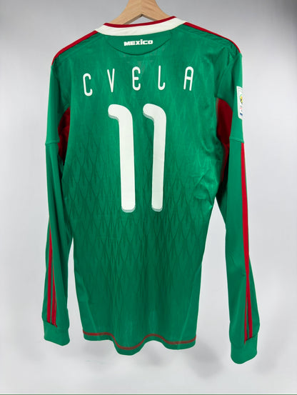 2010 ADIDAS MEXICO HOME JERSEY CARLOS VELA 11-(S)