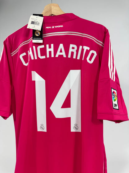 2014/15 ADIDAS REAL MADRID  AWAY JERSEY CHICHARITO 14 (L) NEW WITH TAGS