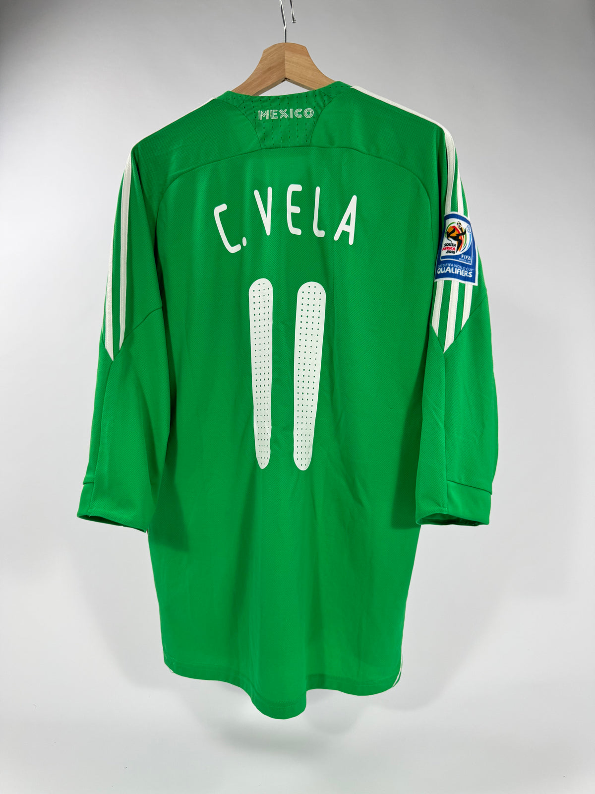 2009 ADIDAS MEXICO HOME JERSEY CARLOS VELA 11 (L)