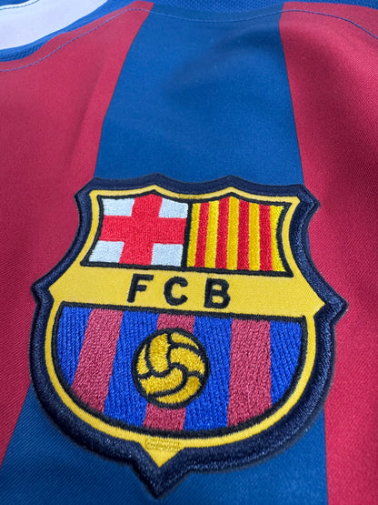 2025 RE ISSUE FC Barcelona Home 2005 T90 Long sleeve Jersey-RAFAEL MARQUEZ 4 (L)