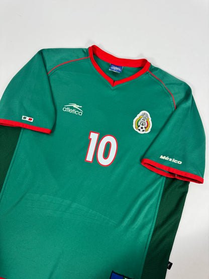 2002 ATLETICA MEXICO HOME JERSEY CUAUHTEMOC BLANCO 10 (XL)