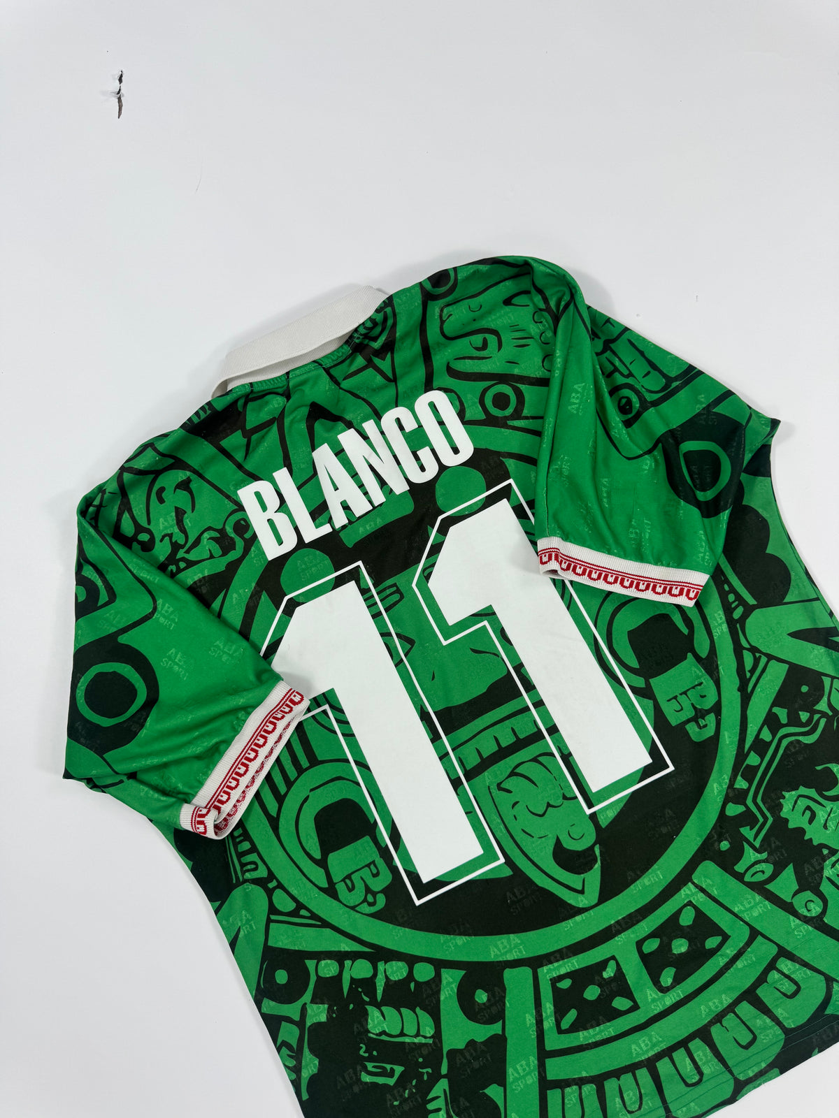 1999 ABA SPORT MEXICO HOME JERSEY CUAUHTÉMOC BLANCO 11 (L)