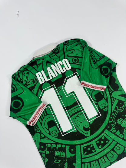 1999 ABA SPORT MEXICO HOME JERSEY CUAUHTÉMOC BLANCO 11 (L)