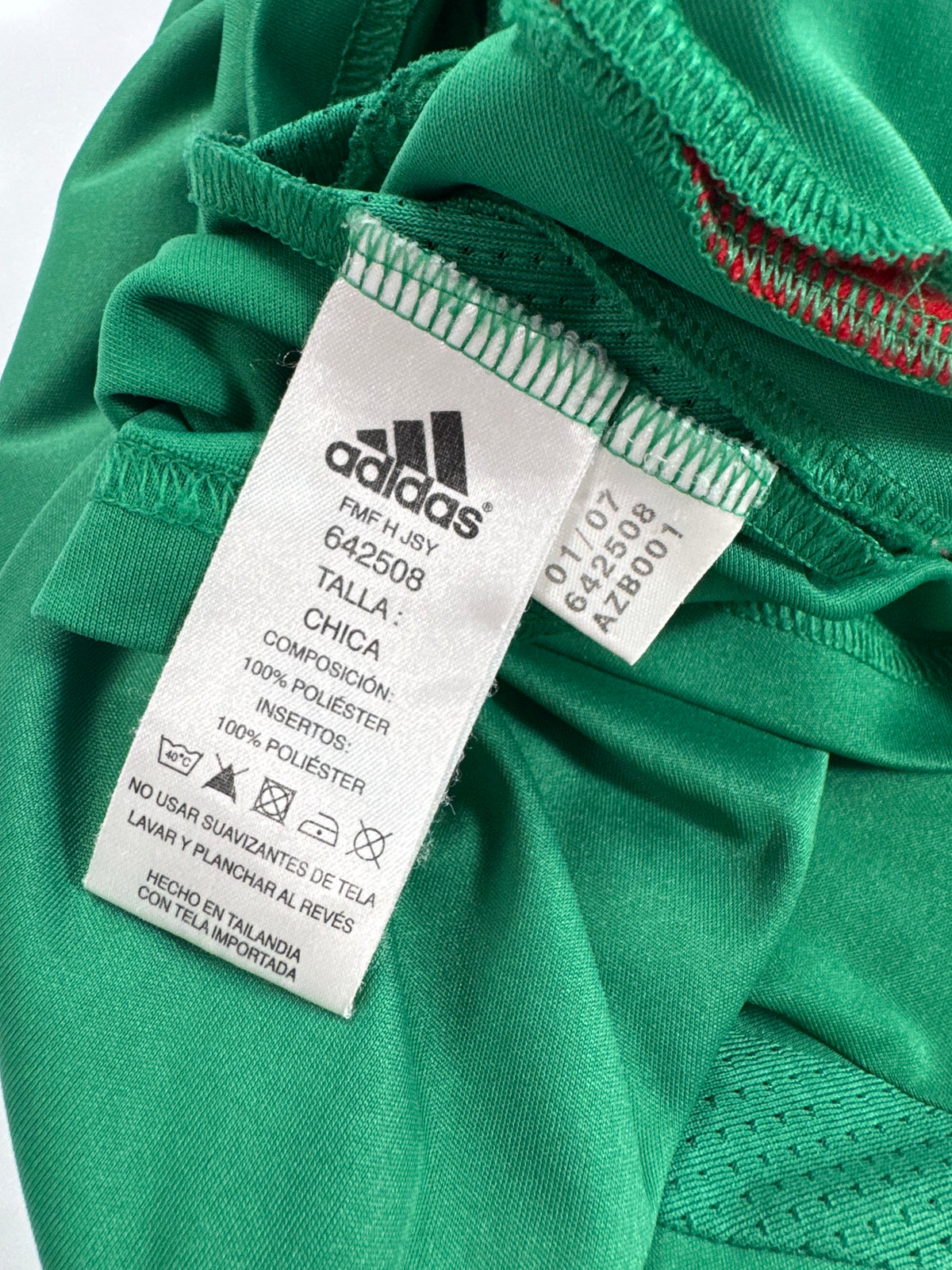 2007 ADIDAS MEXICO HOME JERSEY CARLOS SALCIDO 3 (S)
