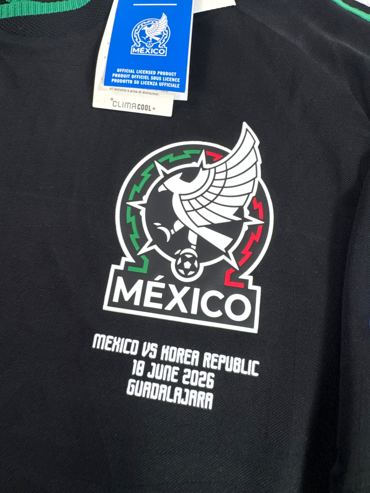 2026 ADIDAS MEXICO THIRD JERSEY AUTHENTIC PLAYER VERSION LONG SLEEVE Julián Quiñones 16 (L) NEW WITH TAGS