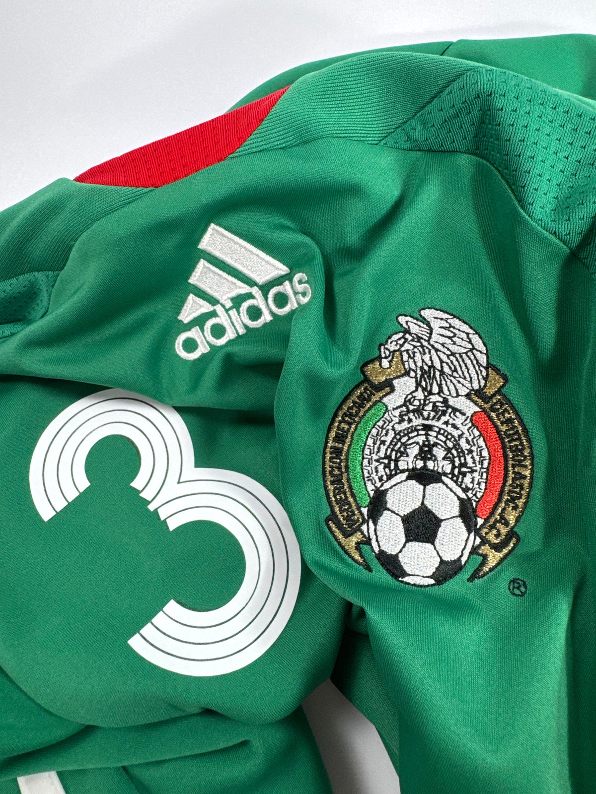 2007 ADIDAS MEXICO HOME JERSEY CARLOS SALCIDO 3 (S)