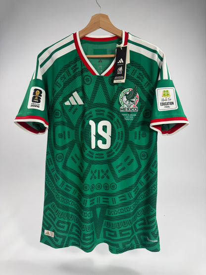 2026 ADIDAS MEXICO WORLD CUP HOME GILBERTO MORA 19 (L) PLAYER VERSION NEW WITH TAGS