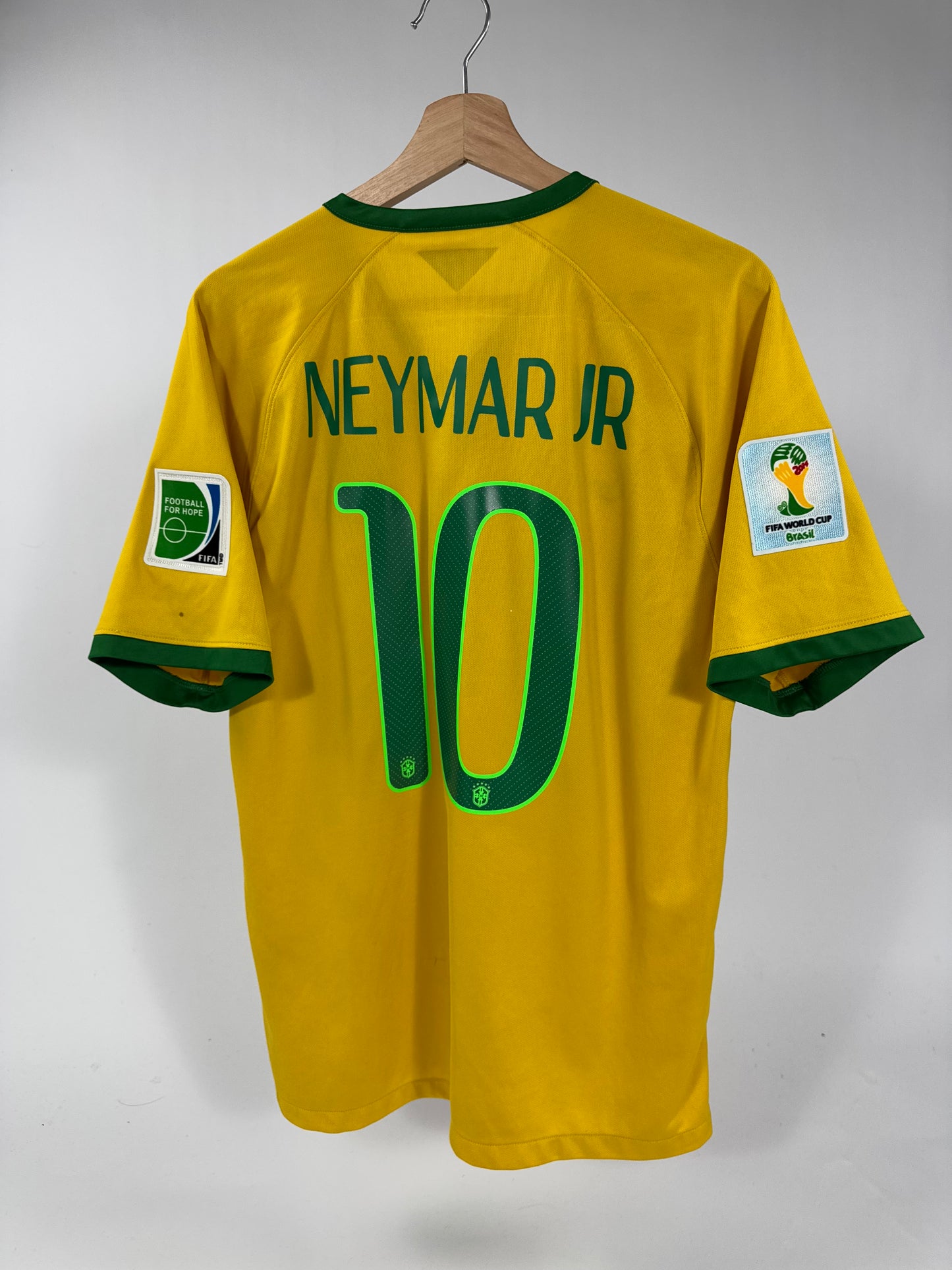2014 NIKE BRAZIL HOME JERSEY NEYMAR JR 10 (L)
