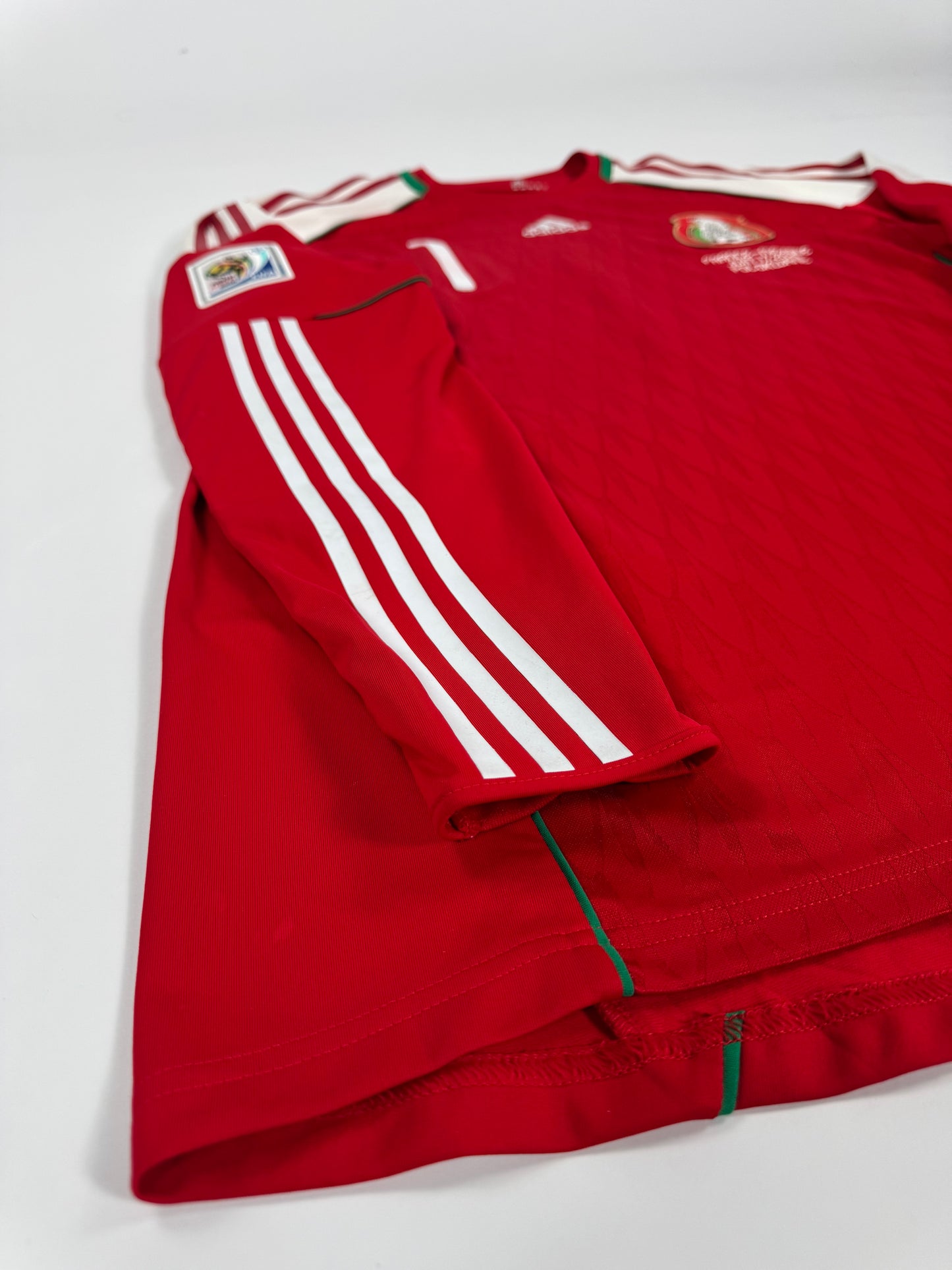 2010 ADIDAS FORMOTION MEXICO GK JERSEY CONEJO PEREZ 1 (L) PLAYER VERSION