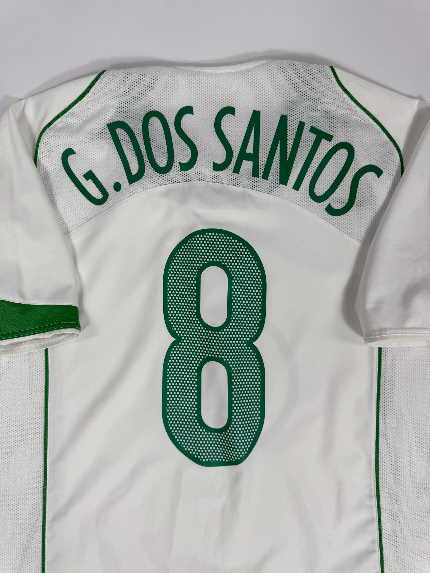 2004/05 NIKE T90 MEXICO AWAY JERSEY GIO DOS SANTOS 8 (M)