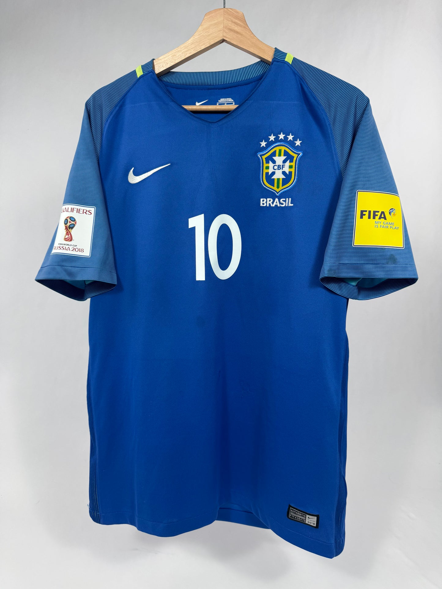2016 NIKE BRAZIL AWAY JERSEY NEYMAR JR 10-(M)