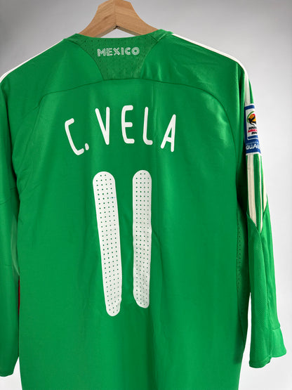 2009 ADIDAS MEXICO HOME JERSEY CARLOS VELA 11 (L)