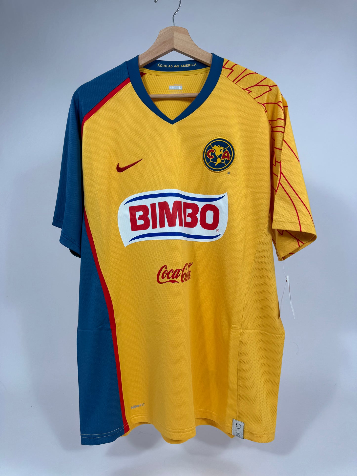 2007 NIKE CLUB AMERICA HOME JERSEY NEW WITH TAGS-(L)