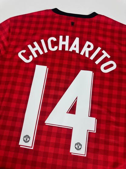 2012/13 NIKE MANCHESTER UNITED HOME JERSEY CHICHARITO 14-(L)