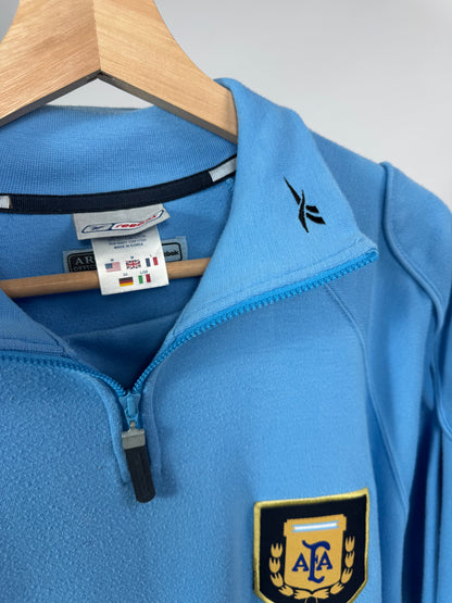1999 REEBOK ARGENTINA TRAINING QUARTER ZIP-(M) oversized