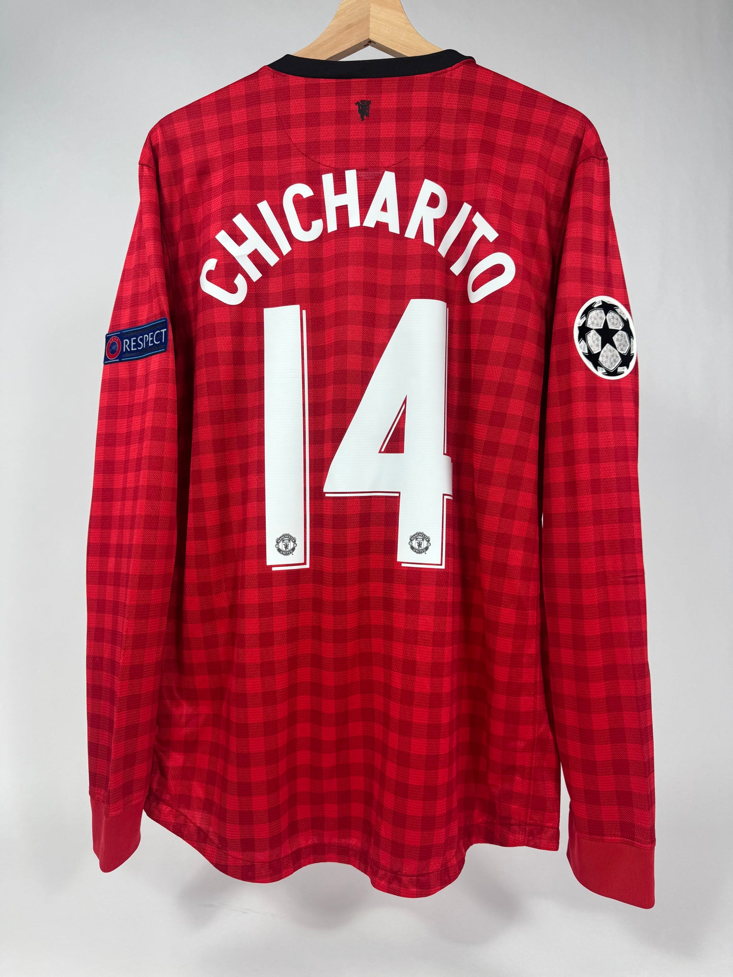 2012/13 NIKE MANCHESTER UNITED HOME JERSEY CHICHARITO 14-(L)