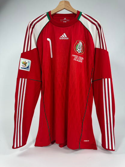 2010 ADIDAS FORMOTION MEXICO GK JERSEY CONEJO PEREZ 1 (L) PLAYER VERSION