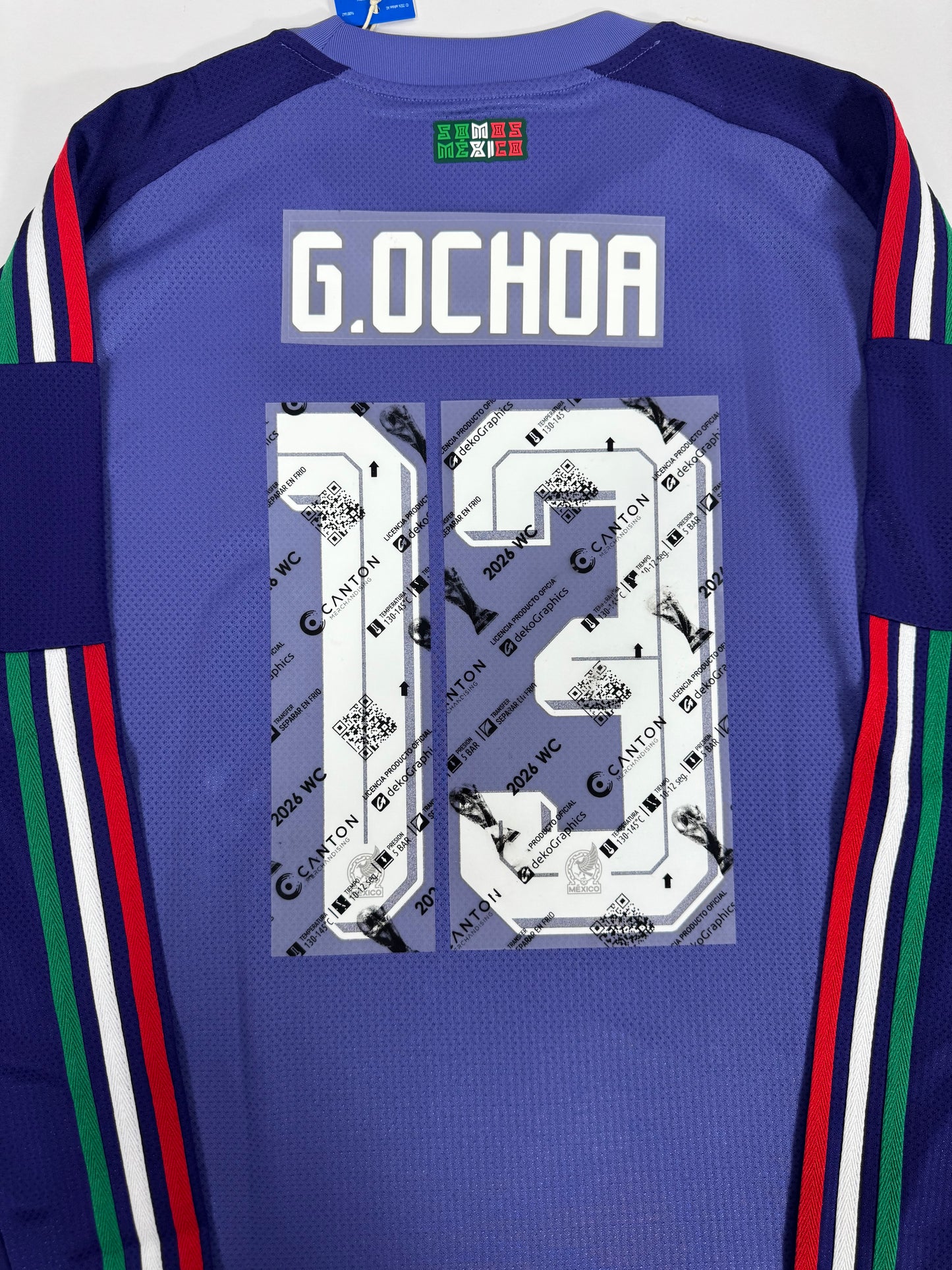 2026 OFFICIAL MEXICO WORLD CUP HOME NAME SET GK AWAY OCHOA 13