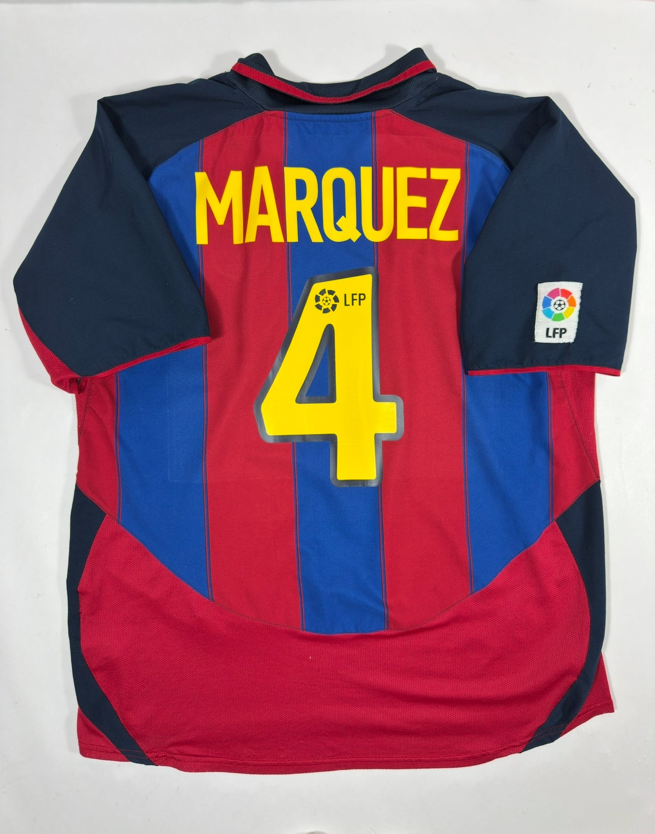 2003/04 NIKE FC BARCELONA HOME JERSEY MARQUEZ 4-(XL)