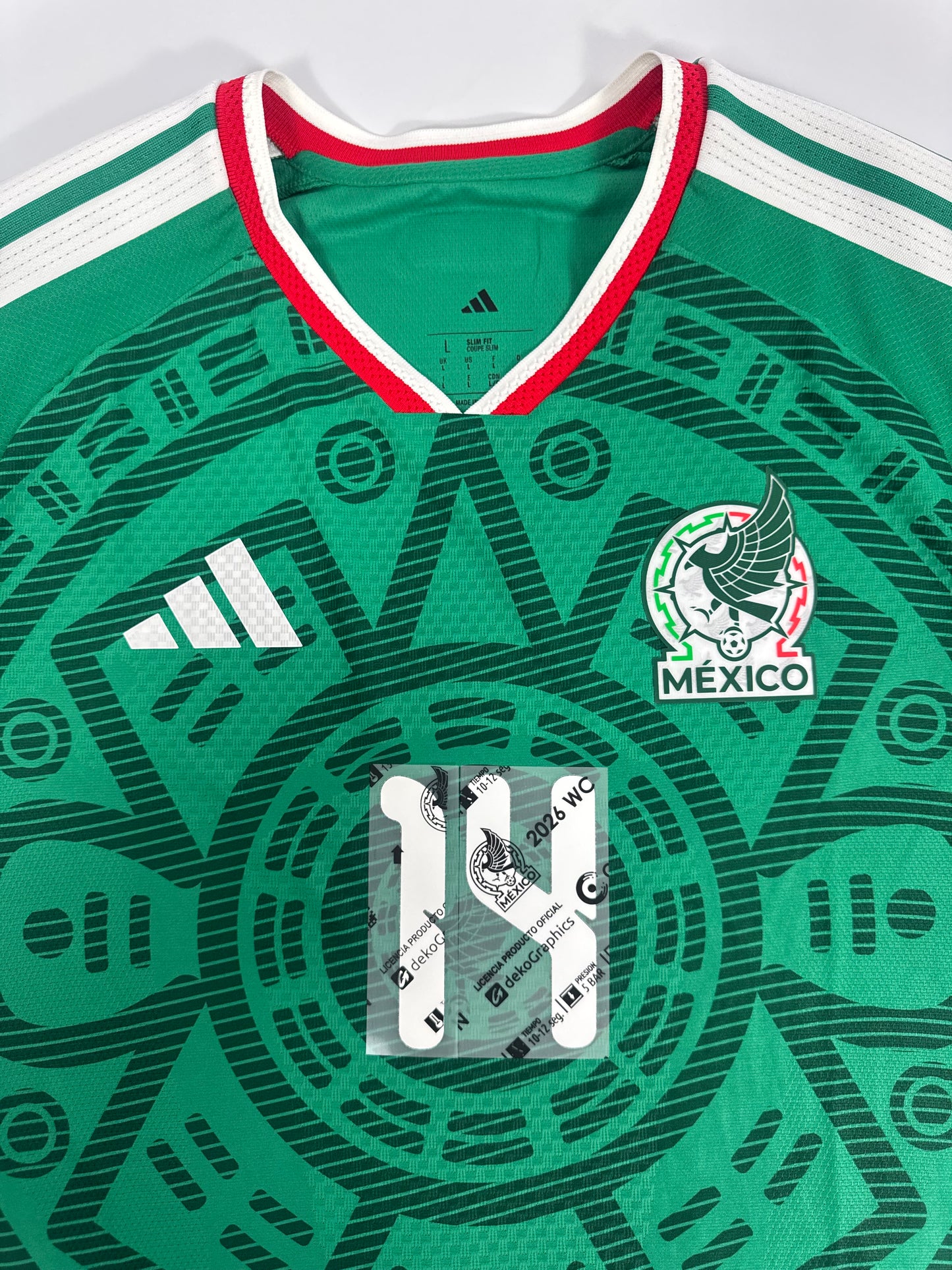 2026 MEXICO OFFICIAL NAME/NUMBER SET ARMANDO GONZALEZ 14