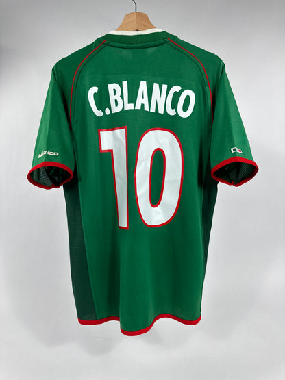 2001 ATLETICA MEXICO HOME JERSEY CUAUHTÉMOC BLANCO 10-(L)