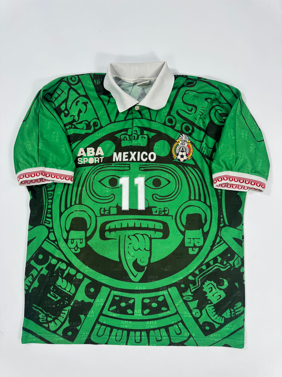 1999 ABA SPORT MEXICO HOME JERSEY CUAUHTÉMOC BLANCO 11 (L)