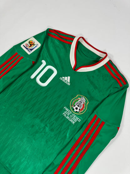 2010 ADIDAS MEXICO HOME JERSEY CUAUHTEMOC BLANCO 10-(M)