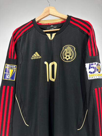 2011 ADIDAS MEXICO AWAY JERSEY GIOVANI DOS SANTOS 10 LONG SLEEVE (L)