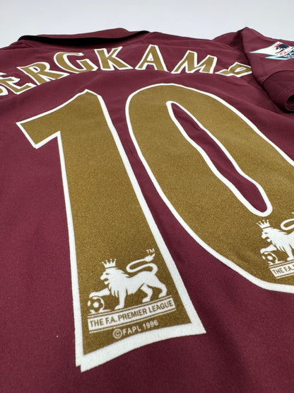 2005/06 NIKE T90 ARSENAL JERSEY BERGKAMP 10 9 (L)