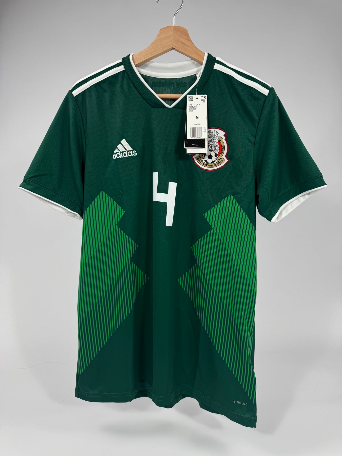 2018 ADIDAS MEXICO HOME JERSEY NEW WITH TAGS RAFA MARQUEZ 4