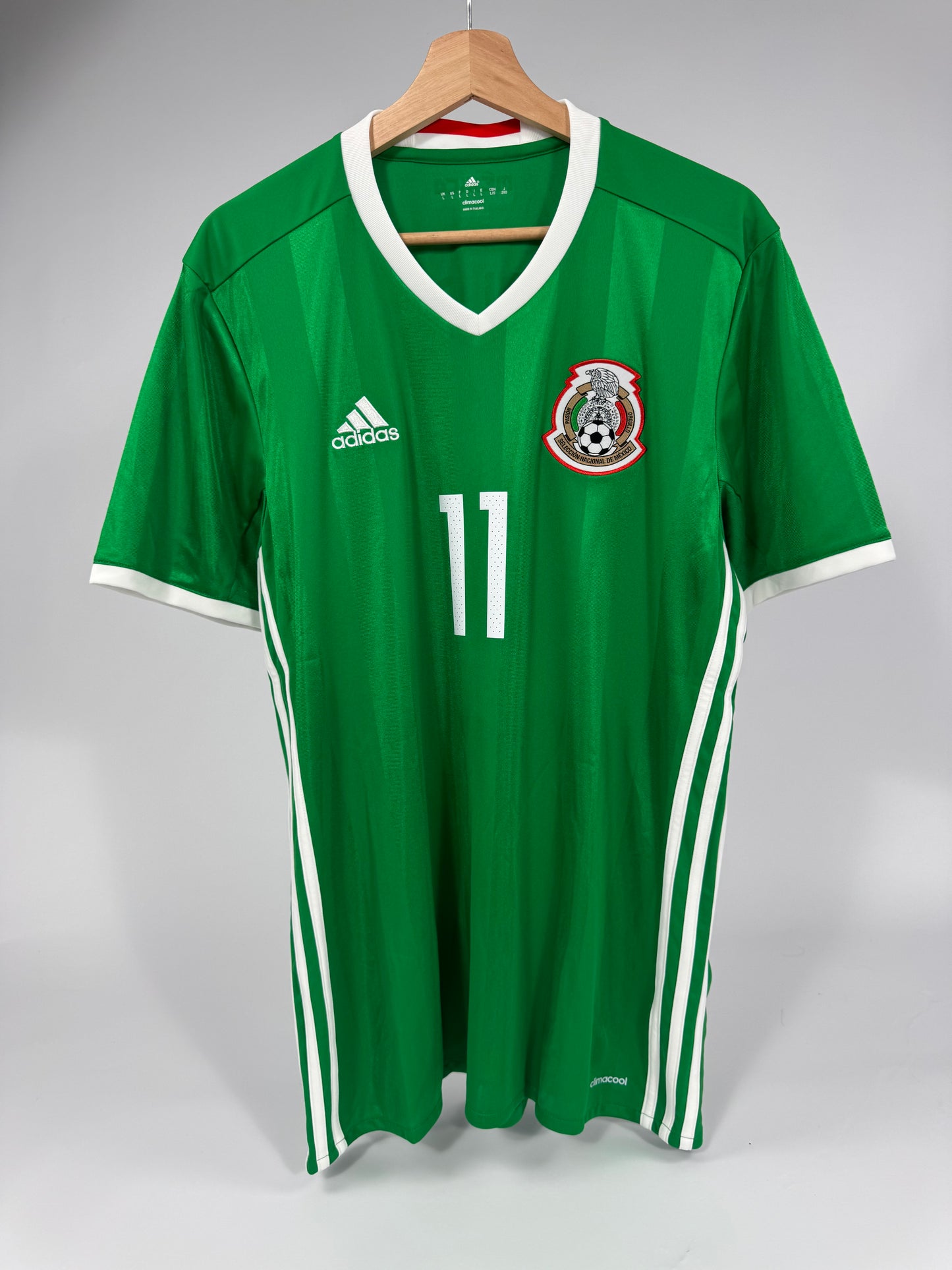 2016 ADIDAS MEXICO HOME JERSEY CARLOS VELA 11 (L)