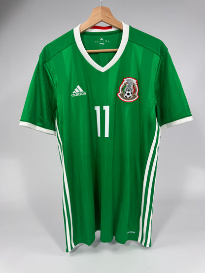 2016 ADIDAS MEXICO HOME JERSEY CARLOS VELA 11 (L)