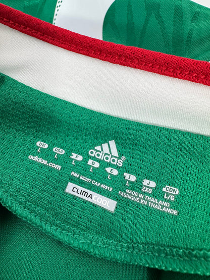 2010 ADIDAS TECHFIT MEXICO HOME JERSEY GUARDADO 18 (L) PLAYER VERSION