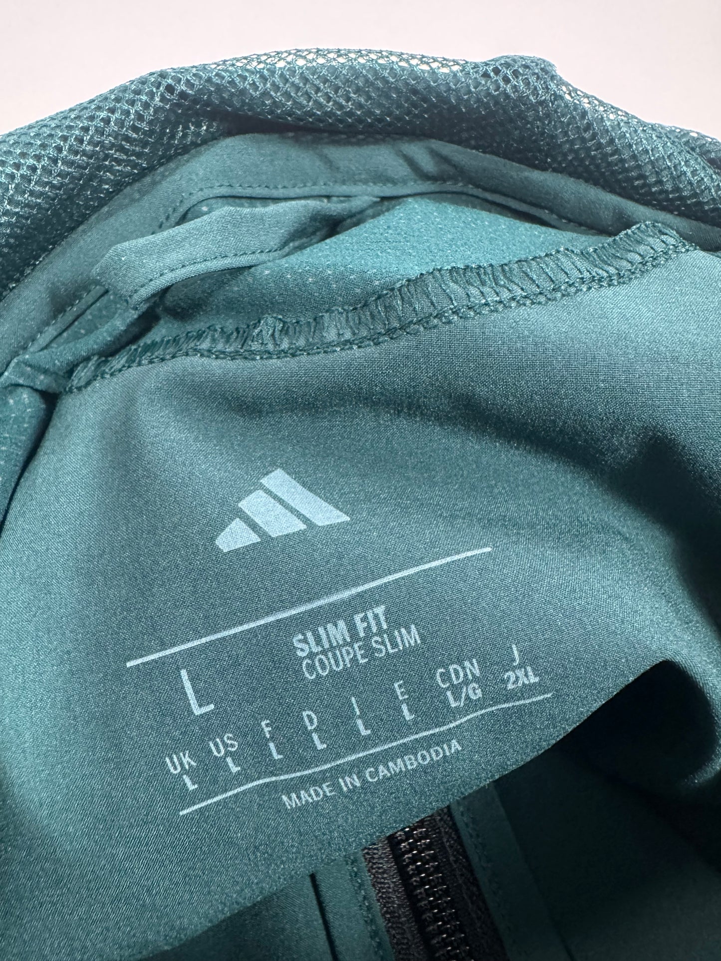 2026 ADIDAS MEXICO TEAM ISSUE (UTILERIA) FULL ZIP WINDBREAKER JACKET (L)