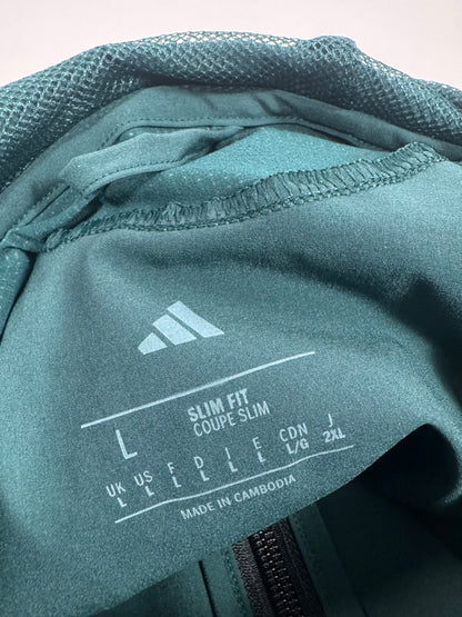 2026 ADIDAS MEXICO TEAM ISSUE (UTILERIA) FULL ZIP WINDBREAKER JACKET (L)