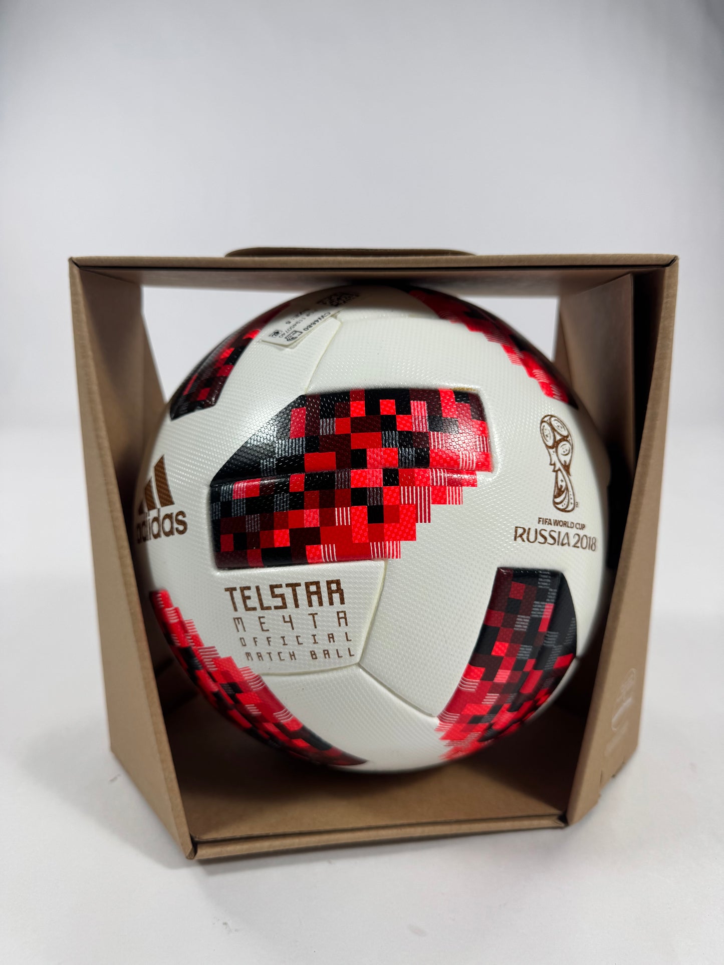 2018 WORLD CUP ADIDAS TELSTAR MECHTA OFFICIAL WORLD CUP FINAL MATCH BALL NEW IN BOX